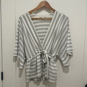 Club Monaco Wrap Blouse